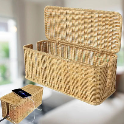 cache-cable-en-rotin-pertinent