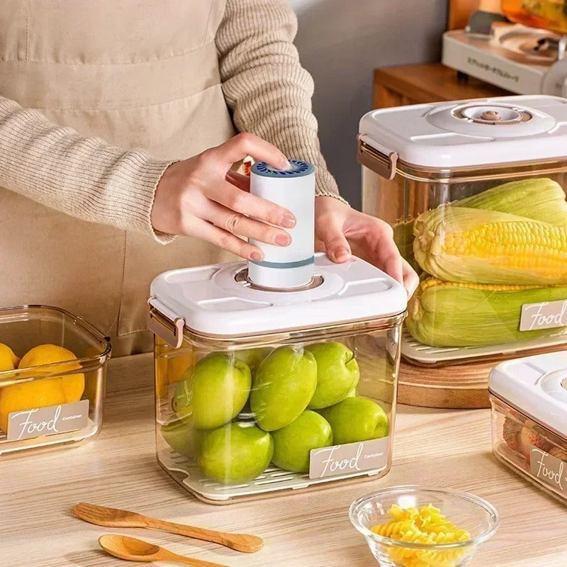 conteneurs de stockage de fruits sous vide