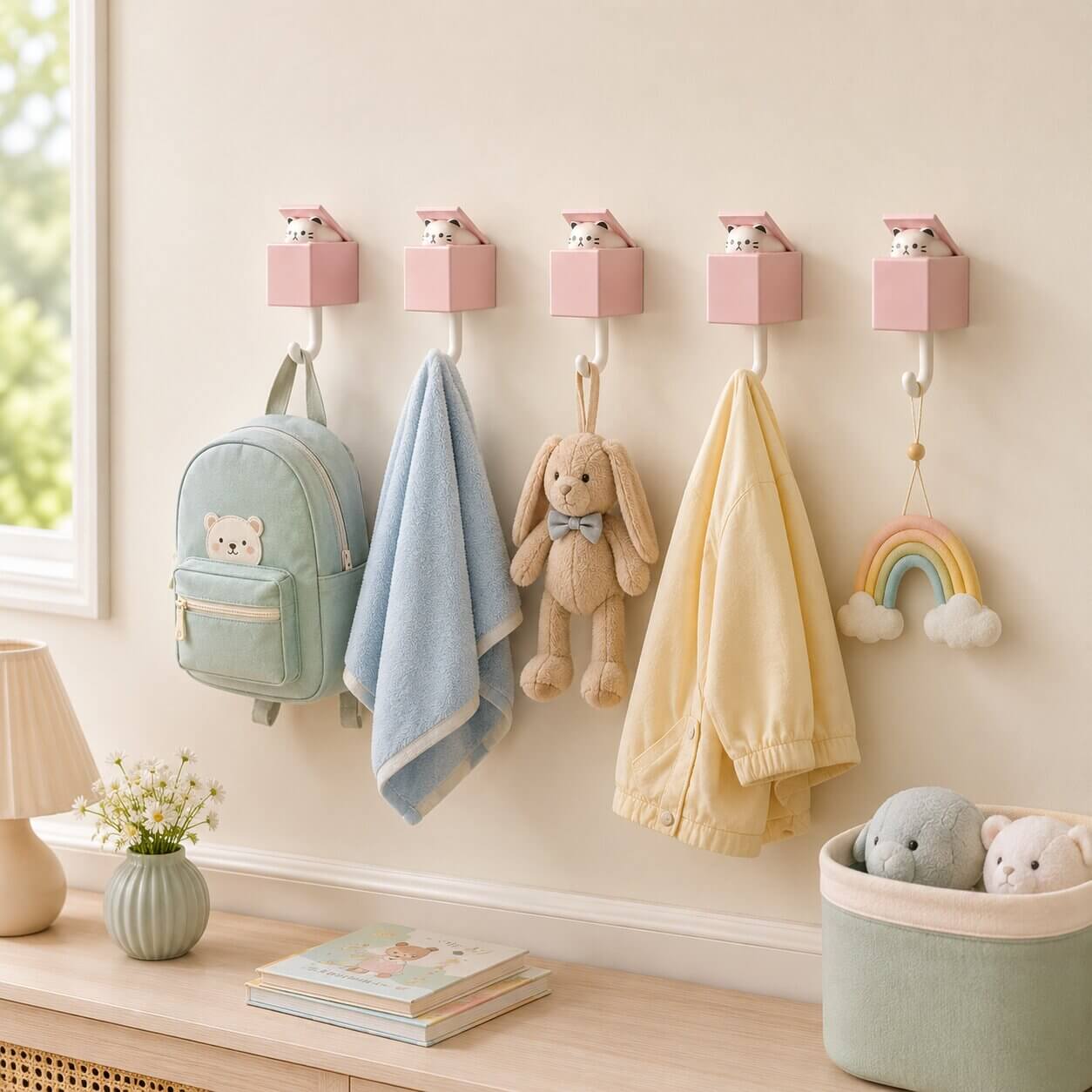 Crochet Mural  Rétractable, 3 à 5 pièces – MalinHook™