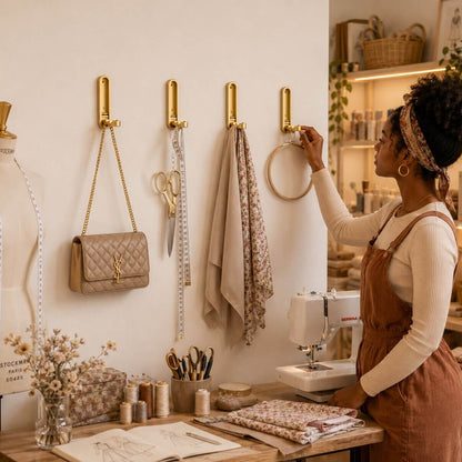 Crochets Muraux Pliable 4 à 8 pièces - Clipéo™