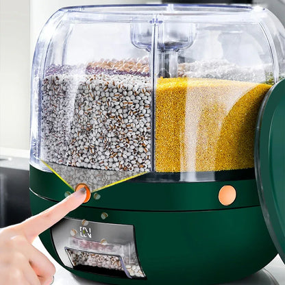 Distributeur de Céréales Rotatif à 360° | ToupiShare™ - Rayon de Sérénité