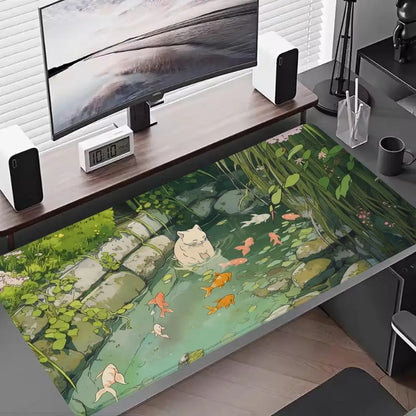 grand tapis de souris chat indispensable