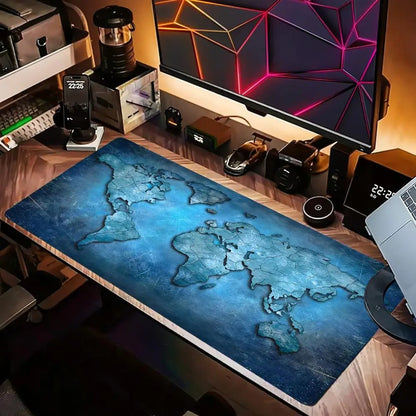 grand tapis de souris évasion carte du monde 8