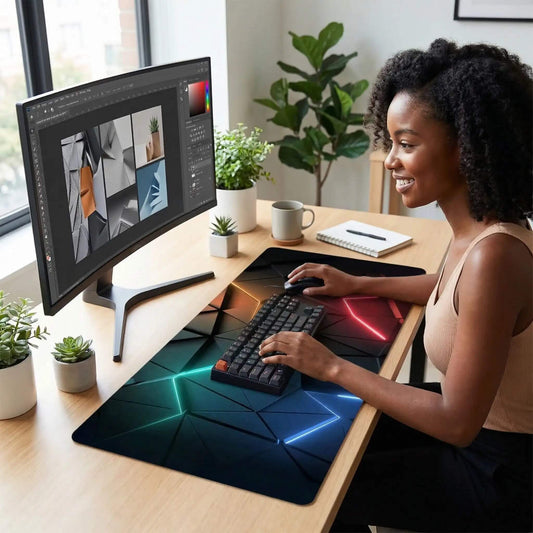 grand tapis de souris parfait femme