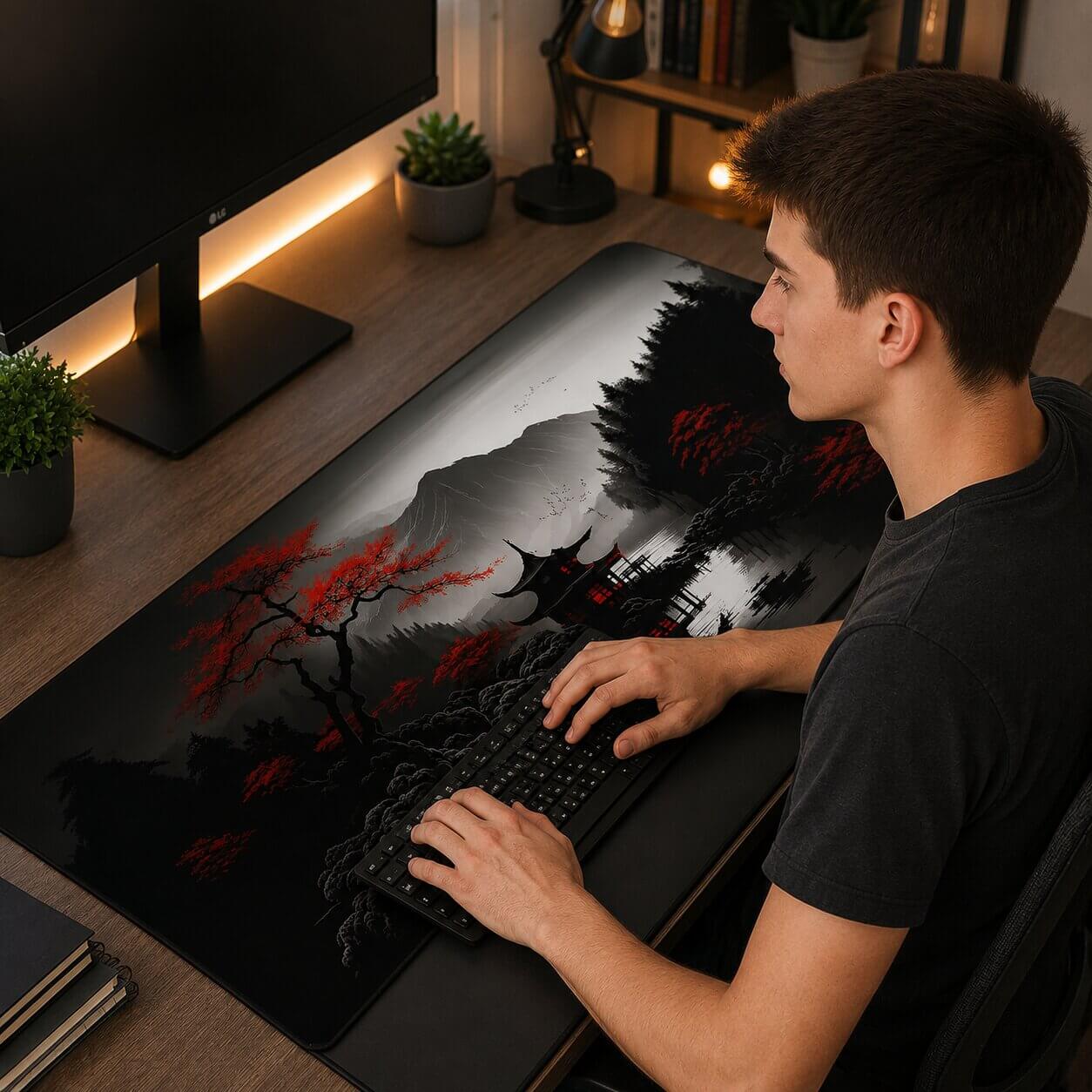 grand tapis de souris sakuna précis