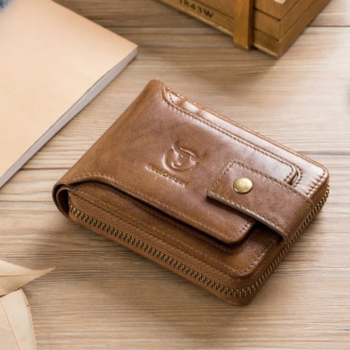 Portefeuille Homme en Cuir Véritable | BullCaptain Vintage