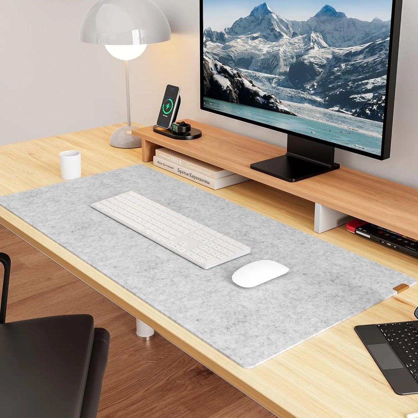 Tapis de Souris Feutré – Élégance Discrète & Tenue Impeccable