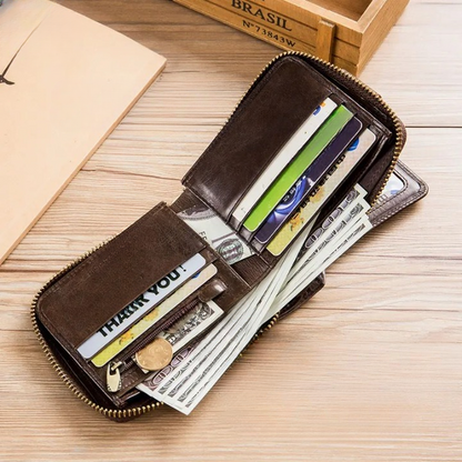 Portefeuille Homme en Cuir Véritable | BullCaptain Vintage