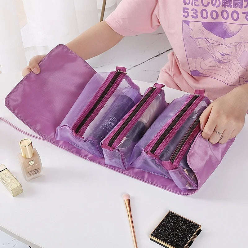 Trousse de maquillage détachable 4 en 1