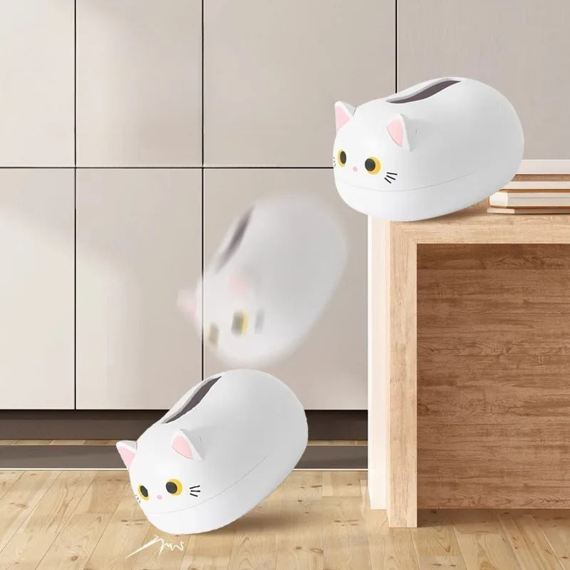 Rangement Bureau KittyZen™ - Le Compagnon Félin de votre Bureau