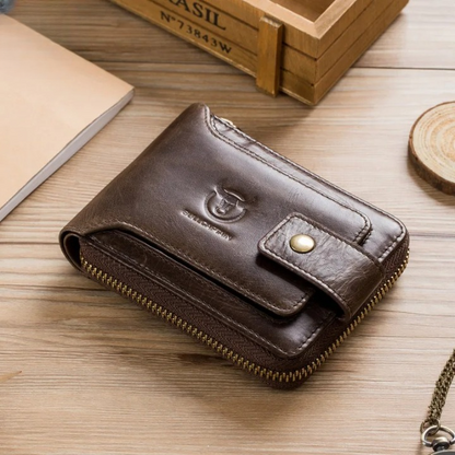 Portefeuille Homme en Cuir Véritable | BullCaptain Vintage