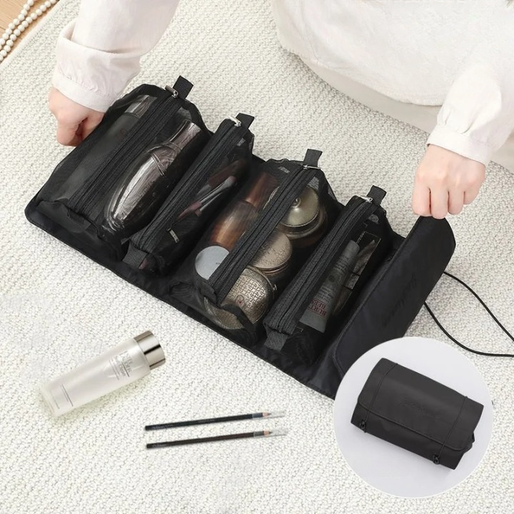 Trousse de maquillage détachable 4 en 1