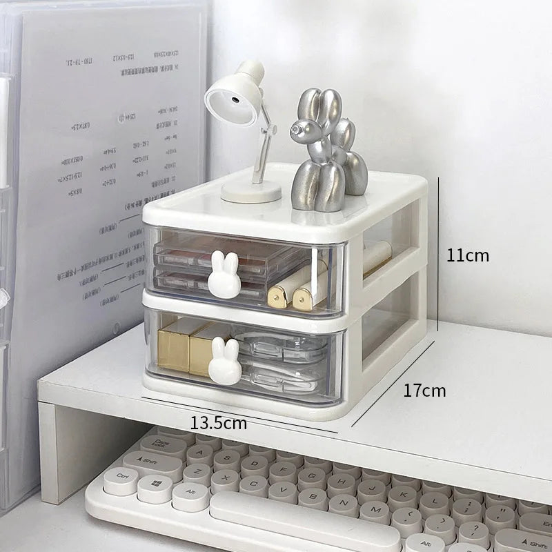organisateur-de-bureau-poignee-lapin-2-tiroirs