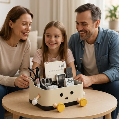 Organisateur de Bureau Ludique - Une Apparence Vivante et Expressive - Rayon de Sérénité