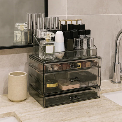 Rangement Maquillage | GlamClear™ - Rayon de Sérénité