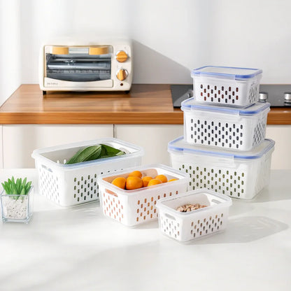 ContFré™ | Boite de Rangement avec Passoire Intégrée - Rayon de Sérénité