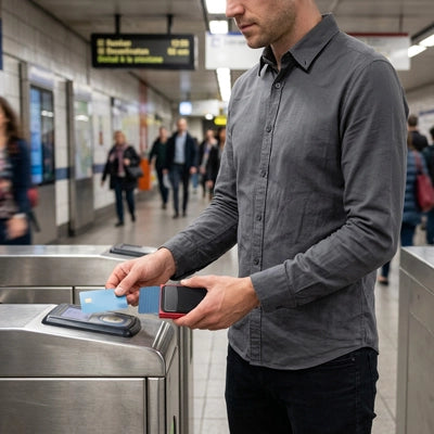 porte carte pour homme en boite d'alu ultra-fonctionnel