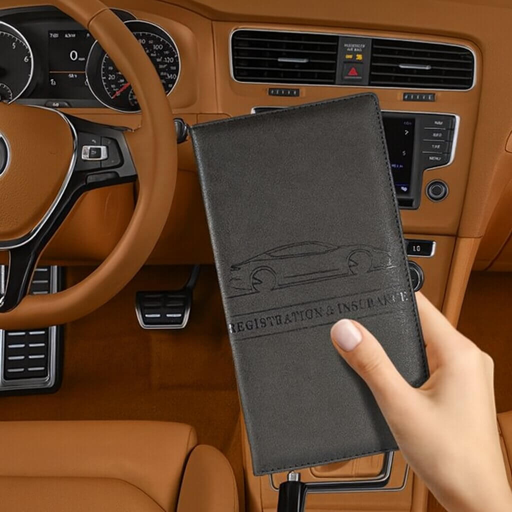 porte carte voiture efficace noir