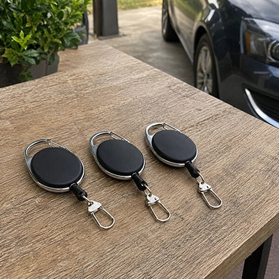 porte clé rétractable solide