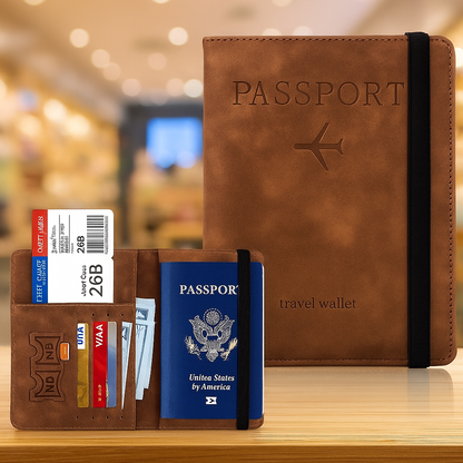 porte-passeport-marron