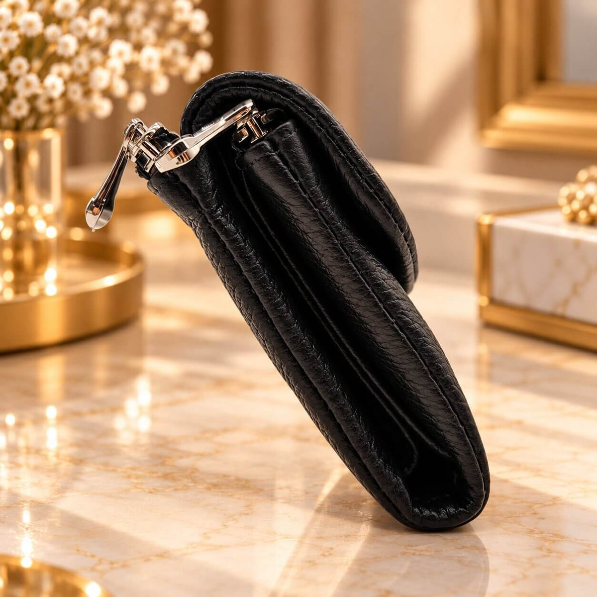 portefeuille court pour femme celiane en cuir véritable bien fait