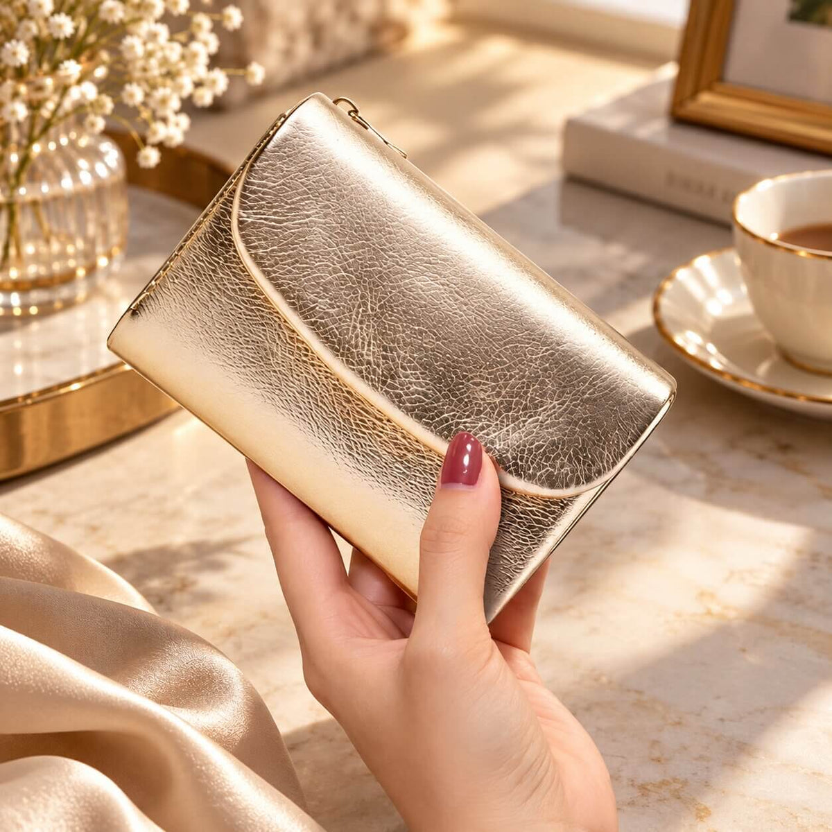 portefeuille court pour femme celiane en cuir véritable léger