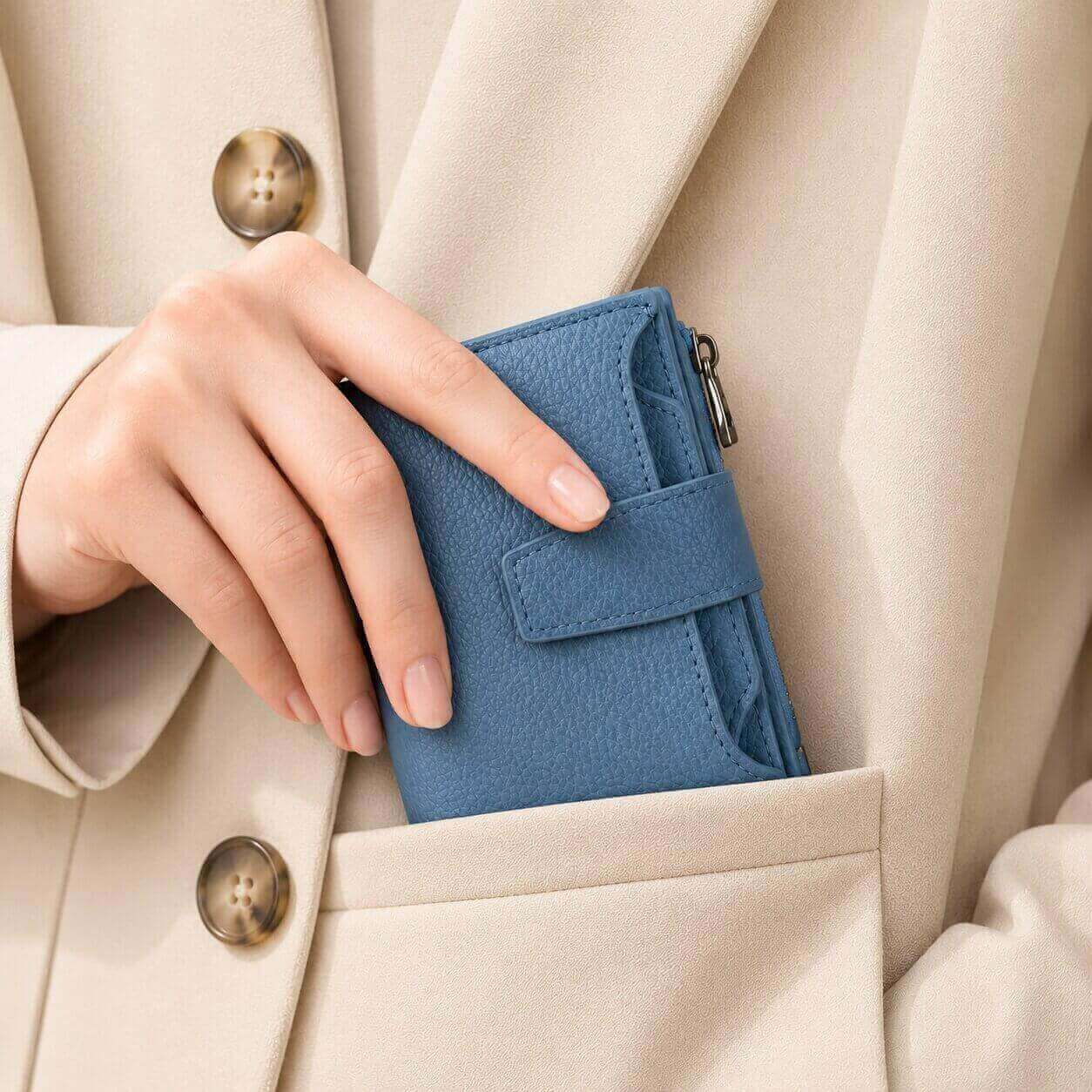 Portefeuille Femme en Cuir Véritable - Allure Glamour™