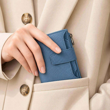 Portefeuille Femme en Cuir Véritable - Allure Glamour™