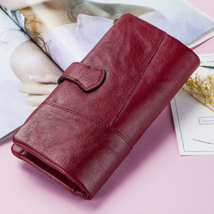 Portefeuille Femme en Cuir Véritable | Cléo™ - Rayon de Sérénité