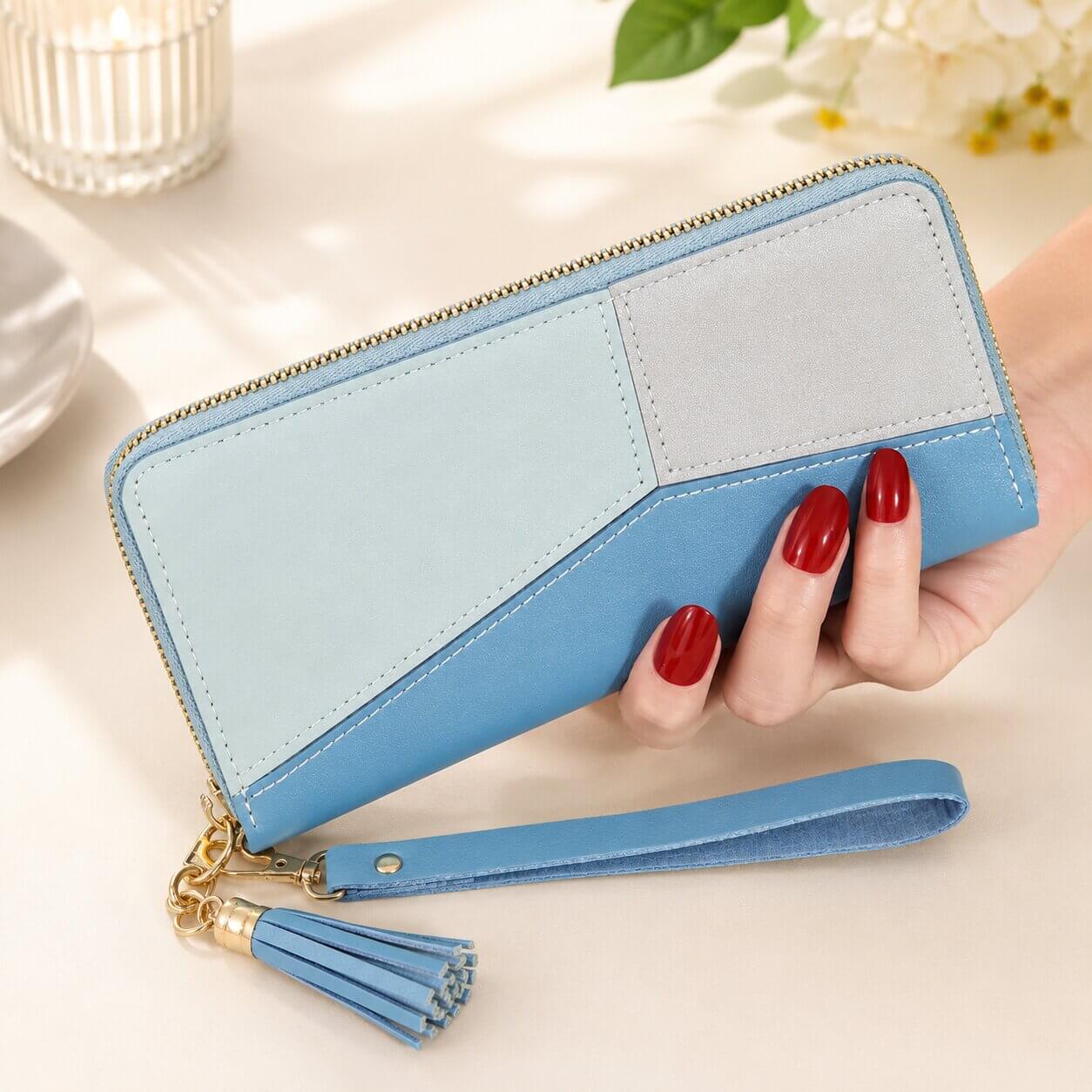 Portefeuille Femme Long et Raffiné – Auréline™