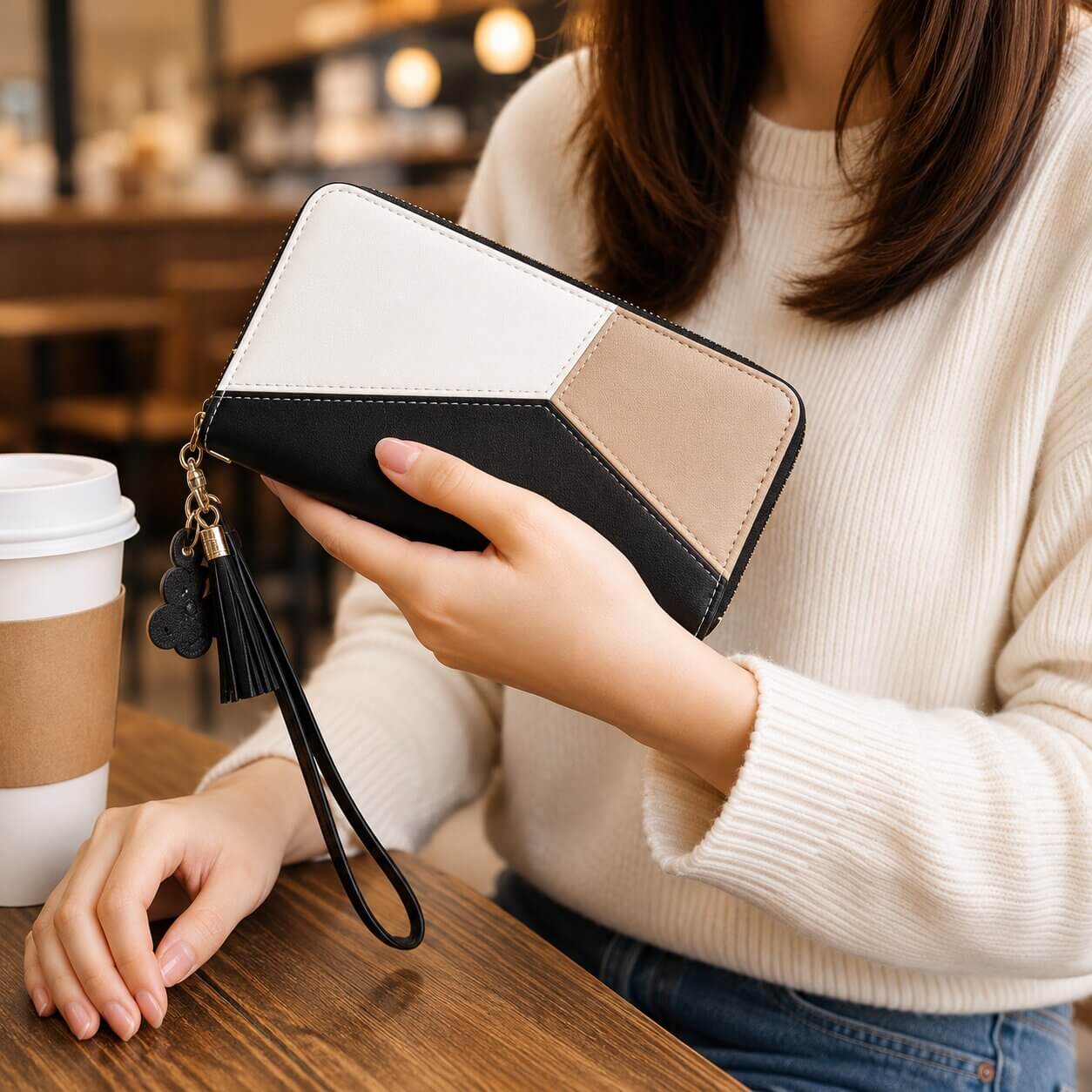 portefeuille femme long indispensable pratique