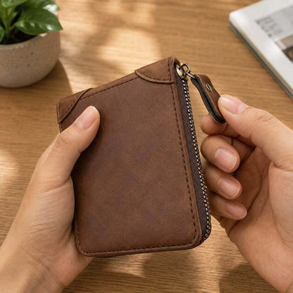 portefeuille homme en cuir gentis facile a utiliser