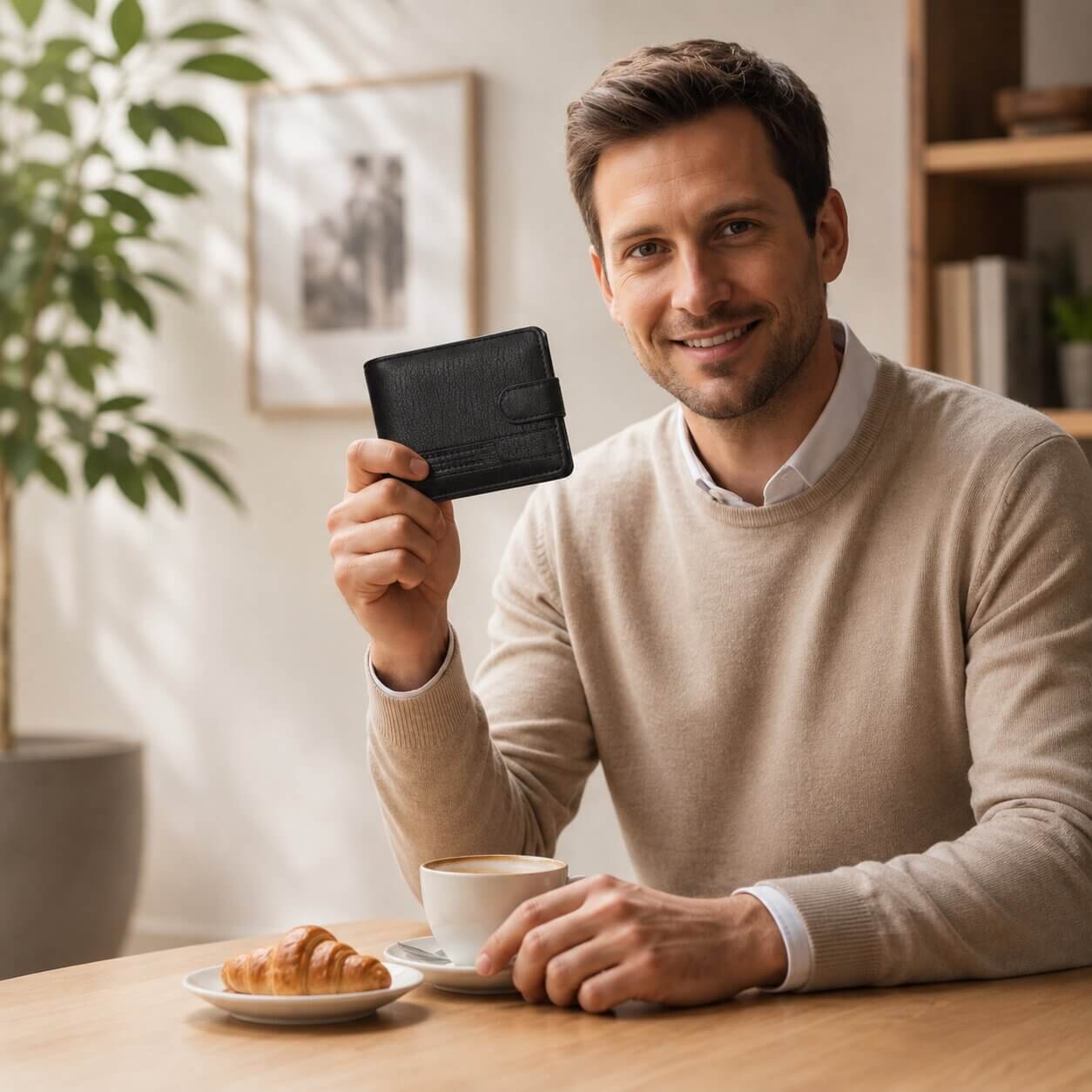 portefeuille homme en cuir kortéo compact