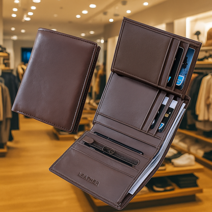 portefeuille-homme-cuir-veritable-café