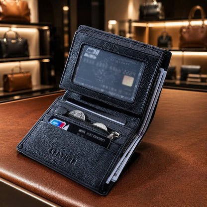 portefeuille homme en cuir veritable necessaire
