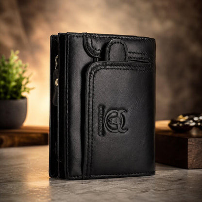 Portefeuille Homme en Cuir Véritable - BullCaptain Classique