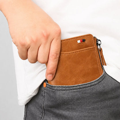 portefeuille homme en cuir pu style