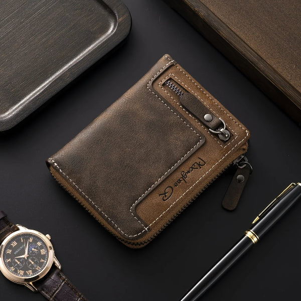 Portefeuille Homme Actif à Fermeture Zippée – Parcours™
