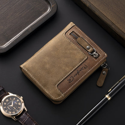 Portefeuille Homme Actif à Fermeture Zippée – Parcours™