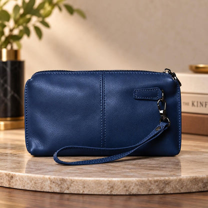 portefeuille pochette en cuir véritable elvane  stable