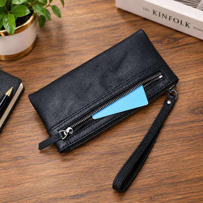 portefeuille pochette en cuir véritable varen bien fait
