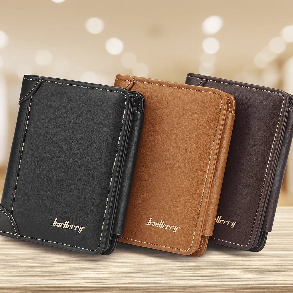 Portefeuille Unisexe Baellery en Cuir PU - Rayon de Sérénité