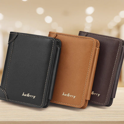 Portefeuille Unisexe Baellery en Cuir PU - Rayon de Sérénité