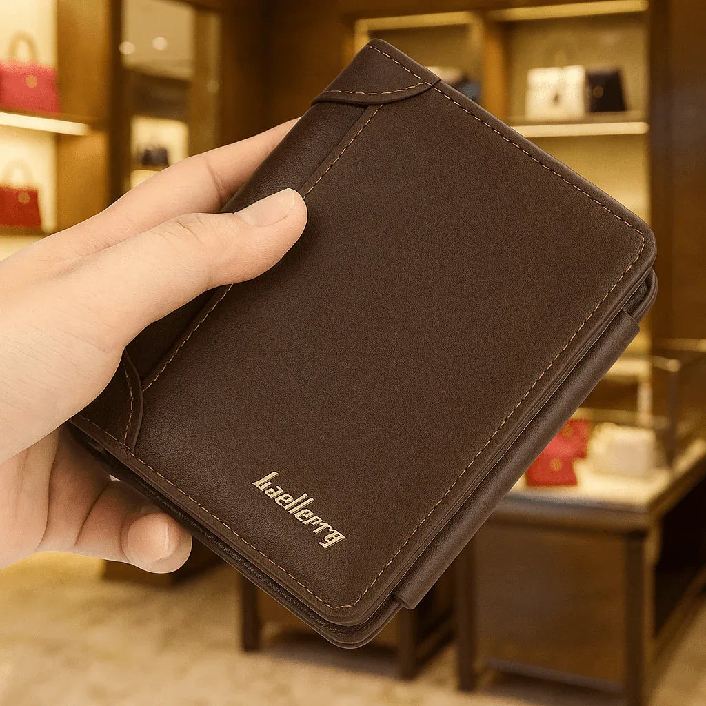 Portefeuille Unisexe Baellery en Cuir PU - Rayon de Sérénité
