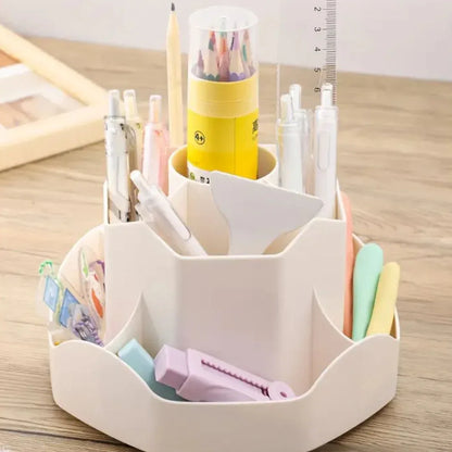 Pot a Crayon rotatif à 360° - Rangement Bureau - Rayon de Sérénité