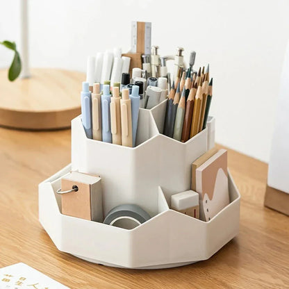 Pot a Crayon rotatif à 360° - Rangement Bureau - Rayon de Sérénité
