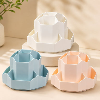Pot a Crayon rotatif à 360° - Rangement Bureau
