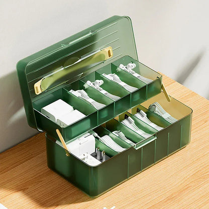 Boîte de Rangement Double Niveau - ClearCab™ - Rayon de Sérénité