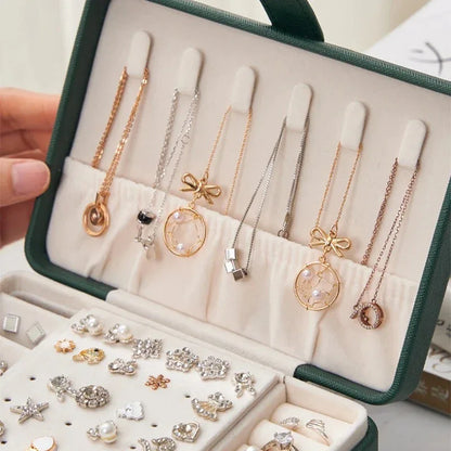 Rangement Bijoux en Cuir | ClassyCute™ - Rayon de Sérénité