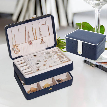 Rangement Bijoux en Cuir | ClassyCute™ - Rayon de Sérénité